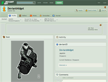 Tablet Screenshot of deviantmidget.deviantart.com