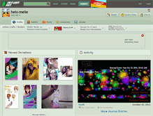 Tablet Screenshot of heix-melle.deviantart.com