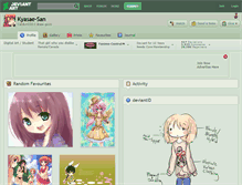 Tablet Screenshot of kyasae-san.deviantart.com