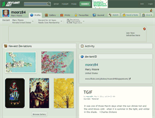 Tablet Screenshot of moorz84.deviantart.com
