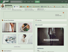 Tablet Screenshot of duhitsmia.deviantart.com