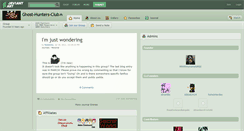 Desktop Screenshot of ghost-hunters-club.deviantart.com