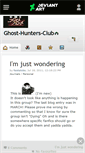 Mobile Screenshot of ghost-hunters-club.deviantart.com
