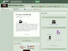 Tablet Screenshot of ghost-hunters-club.deviantart.com