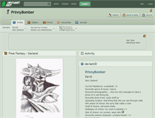 Tablet Screenshot of prinnybomber.deviantart.com