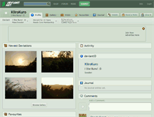 Tablet Screenshot of kiirokuro.deviantart.com