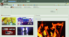 Desktop Screenshot of marobot.deviantart.com