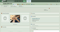 Desktop Screenshot of double-white-line.deviantart.com