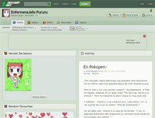 Tablet Screenshot of enfermerajefe-pururu.deviantart.com