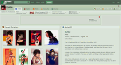 Desktop Screenshot of exmile.deviantart.com