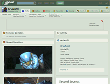 Tablet Screenshot of khazumi.deviantart.com