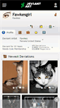 Mobile Screenshot of fawkesgirl.deviantart.com