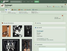 Tablet Screenshot of fawkesgirl.deviantart.com