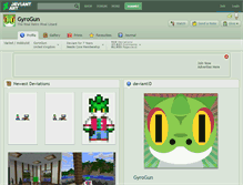 Tablet Screenshot of gyrogun.deviantart.com