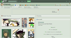 Desktop Screenshot of n-harmonia.deviantart.com