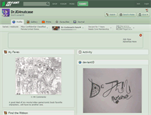 Tablet Screenshot of drjemnutcase.deviantart.com