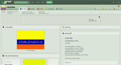 Desktop Screenshot of colombia.deviantart.com