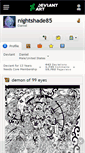 Mobile Screenshot of nightshade85.deviantart.com