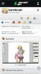 Mobile Screenshot of burntbrush.deviantart.com