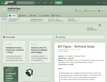 Tablet Screenshot of control-box.deviantart.com