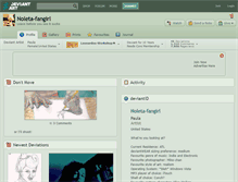 Tablet Screenshot of noleta-fangirl.deviantart.com