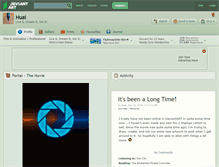 Tablet Screenshot of huai.deviantart.com