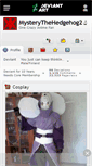Mobile Screenshot of mysterythehedgehog2.deviantart.com