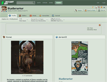 Tablet Screenshot of blueberserker.deviantart.com
