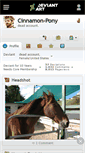 Mobile Screenshot of cinnamon-pony.deviantart.com