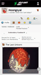 Mobile Screenshot of moongoyal.deviantart.com