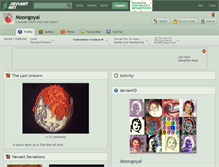 Tablet Screenshot of moongoyal.deviantart.com