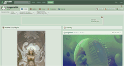 Desktop Screenshot of hungerartist.deviantart.com