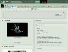 Tablet Screenshot of eclix.deviantart.com