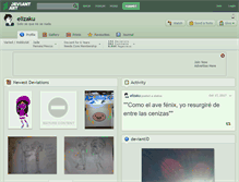 Tablet Screenshot of elizaku.deviantart.com