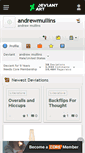 Mobile Screenshot of andrewmullins.deviantart.com