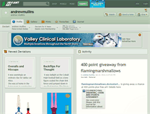 Tablet Screenshot of andrewmullins.deviantart.com