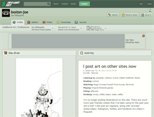 Tablet Screenshot of boston-joe.deviantart.com