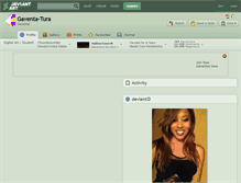 Tablet Screenshot of gaventa-tura.deviantart.com