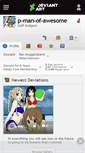 Mobile Screenshot of p-man-of-awesome.deviantart.com