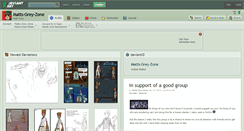 Desktop Screenshot of matts-grey-zone.deviantart.com