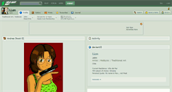 Desktop Screenshot of llon.deviantart.com