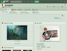 Tablet Screenshot of jeroenpaint.deviantart.com