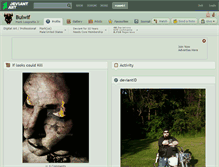 Tablet Screenshot of bulwif.deviantart.com