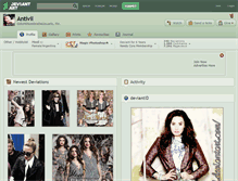 Tablet Screenshot of antivil.deviantart.com