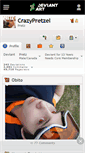 Mobile Screenshot of crazypretzel.deviantart.com