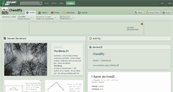 Desktop Screenshot of chaosbfly.deviantart.com
