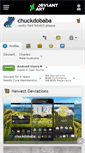 Mobile Screenshot of chuckdobaba.deviantart.com