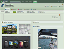 Tablet Screenshot of chuckdobaba.deviantart.com