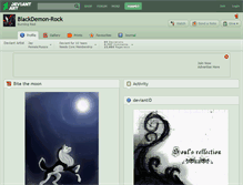 Tablet Screenshot of blackdemon-rock.deviantart.com