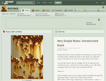 Tablet Screenshot of dull-stock.deviantart.com